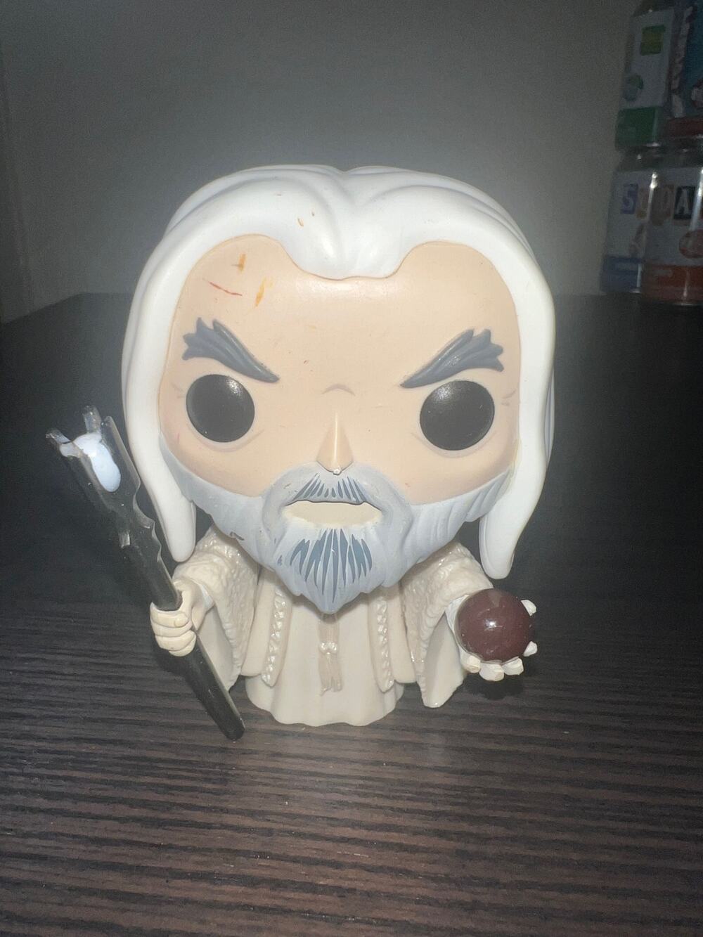 VAULTED OOB Saruman Funko Pop #447 LOTR Lord Rings Movies Films Novels Villains